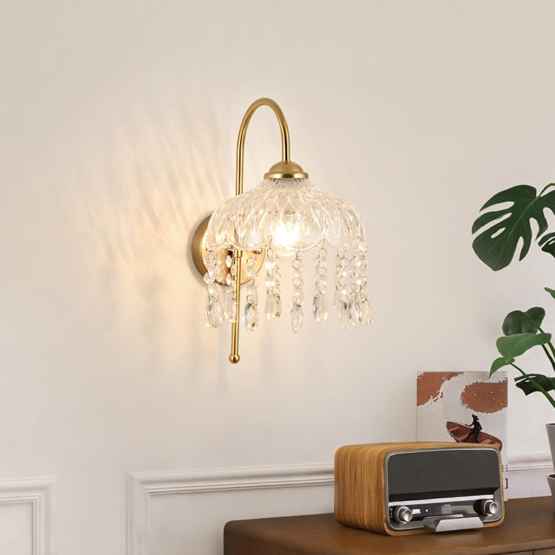 大观园壁灯卧室床头灯轻奢过道走廊客厅背景墙壁灯复古水晶灯271,家装灯饰光源,壁灯,淘宝优惠券,粉丝福利购,淘宝优惠卷