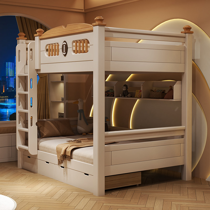 全实木上下床双层床高低床小户型上下铺木床大人子母床两层儿童床,住宅家具,高低/子母床,淘宝优惠券,粉丝福利购,淘宝优惠卷