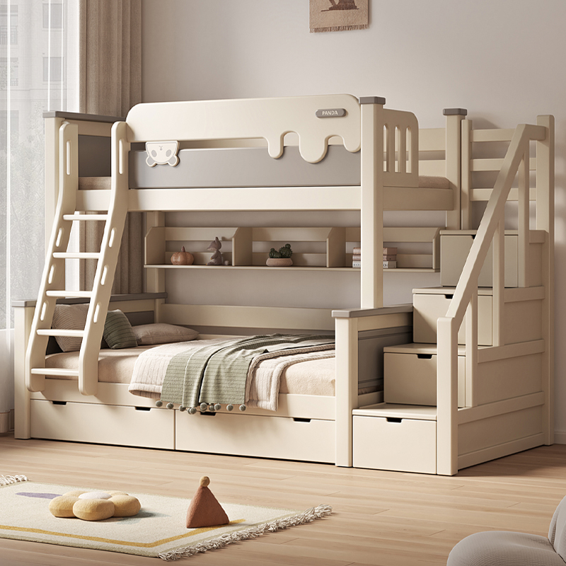 彬飞5折樱桃木上下铺木床双层