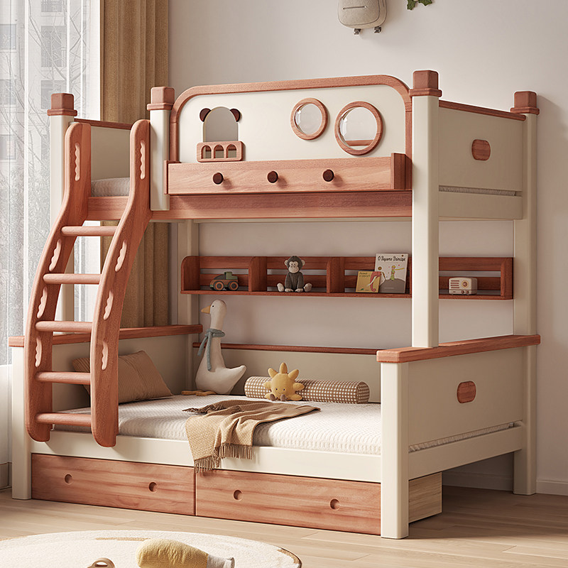 5折：实木上下床儿童高低床