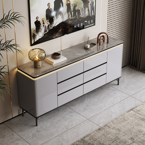 生态板烤漆岩板斗柜新品