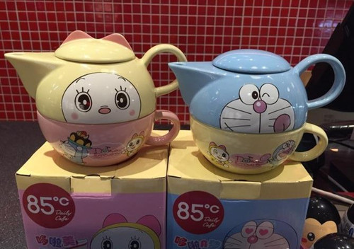 85*C多啦A梦多啦美茶壶杯