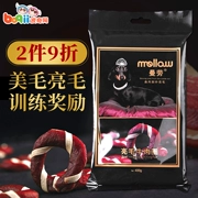 Pocci Net Dog Snacks Mano Deep Sea Fish Oil Beef Ring Meat Strips 400g Teddy Hair Dog Snacks - Đồ ăn vặt cho chó