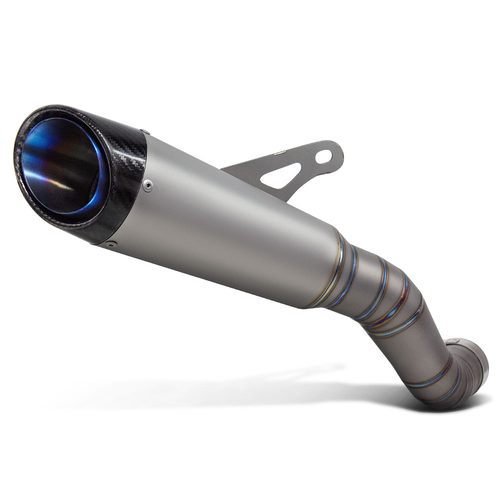 川崎摩托车排气改装 Z900系列 SC钛合金蓝尾 中尾一体 51MM 17-25