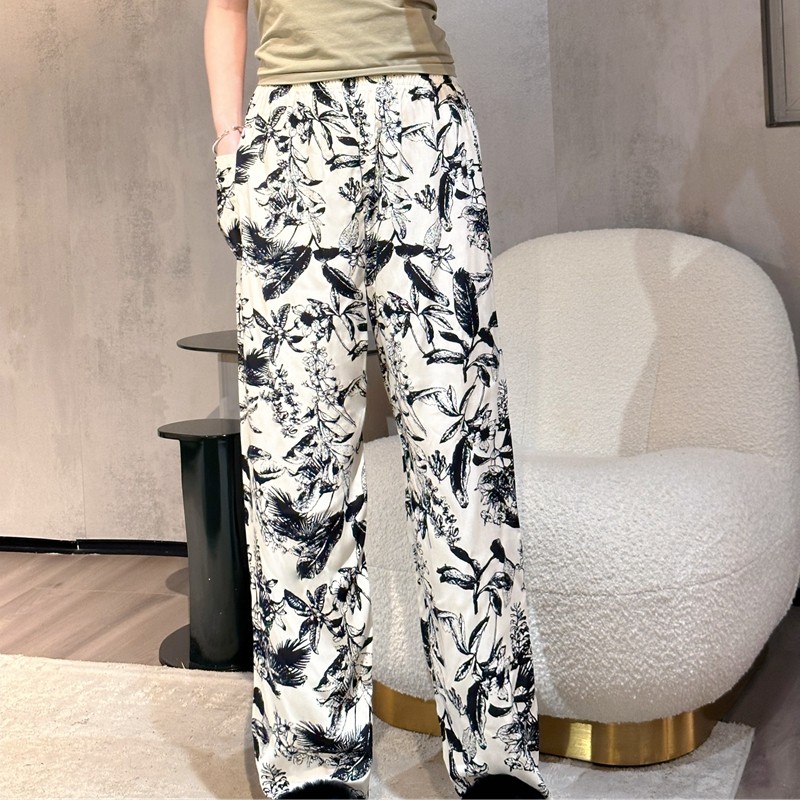 女夏绵绸灯笼裤人造棉宽松女裤薄