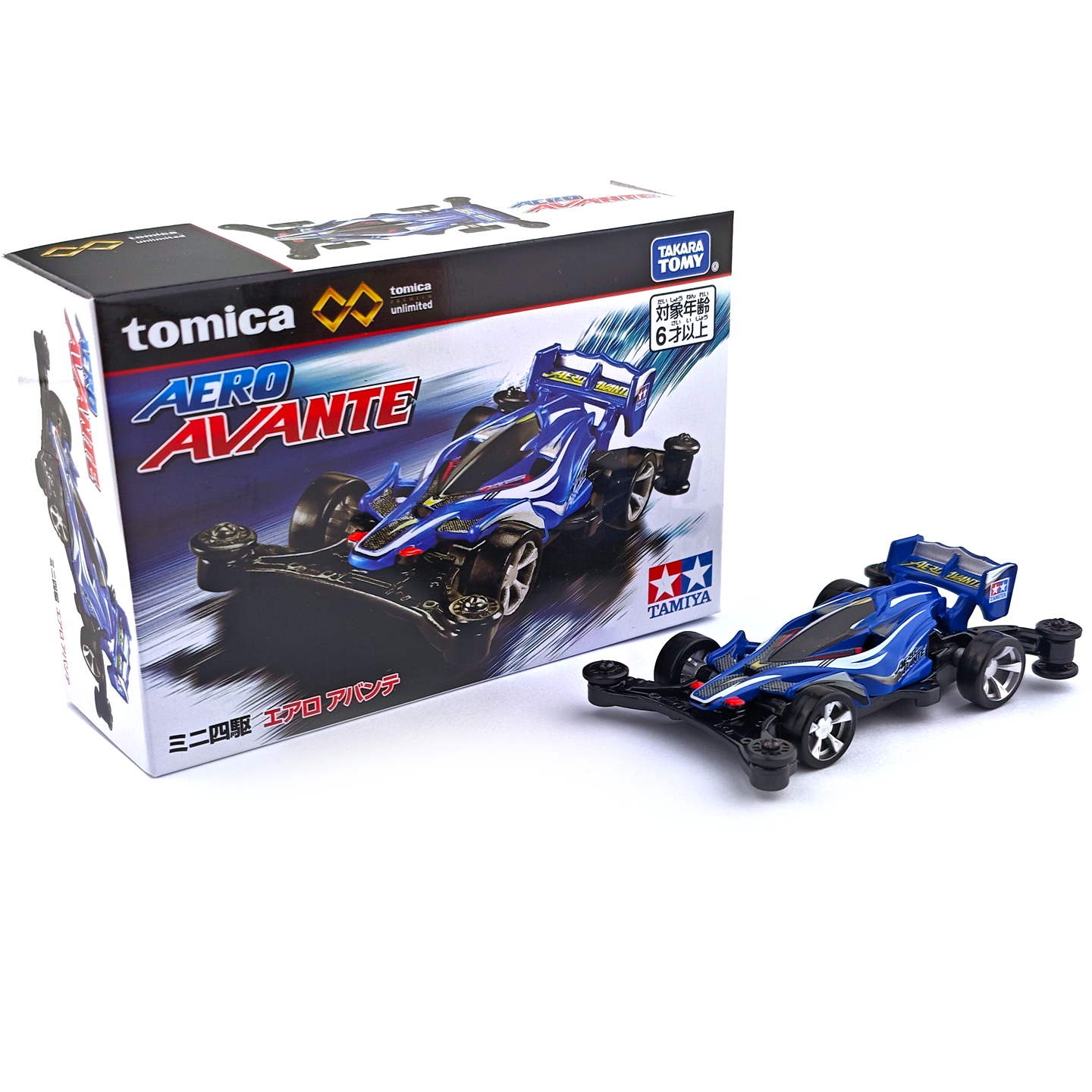 多美卡TPU系列田宫模收藏四驱兄弟迷你四驱车AERO AVANTE收藏车模