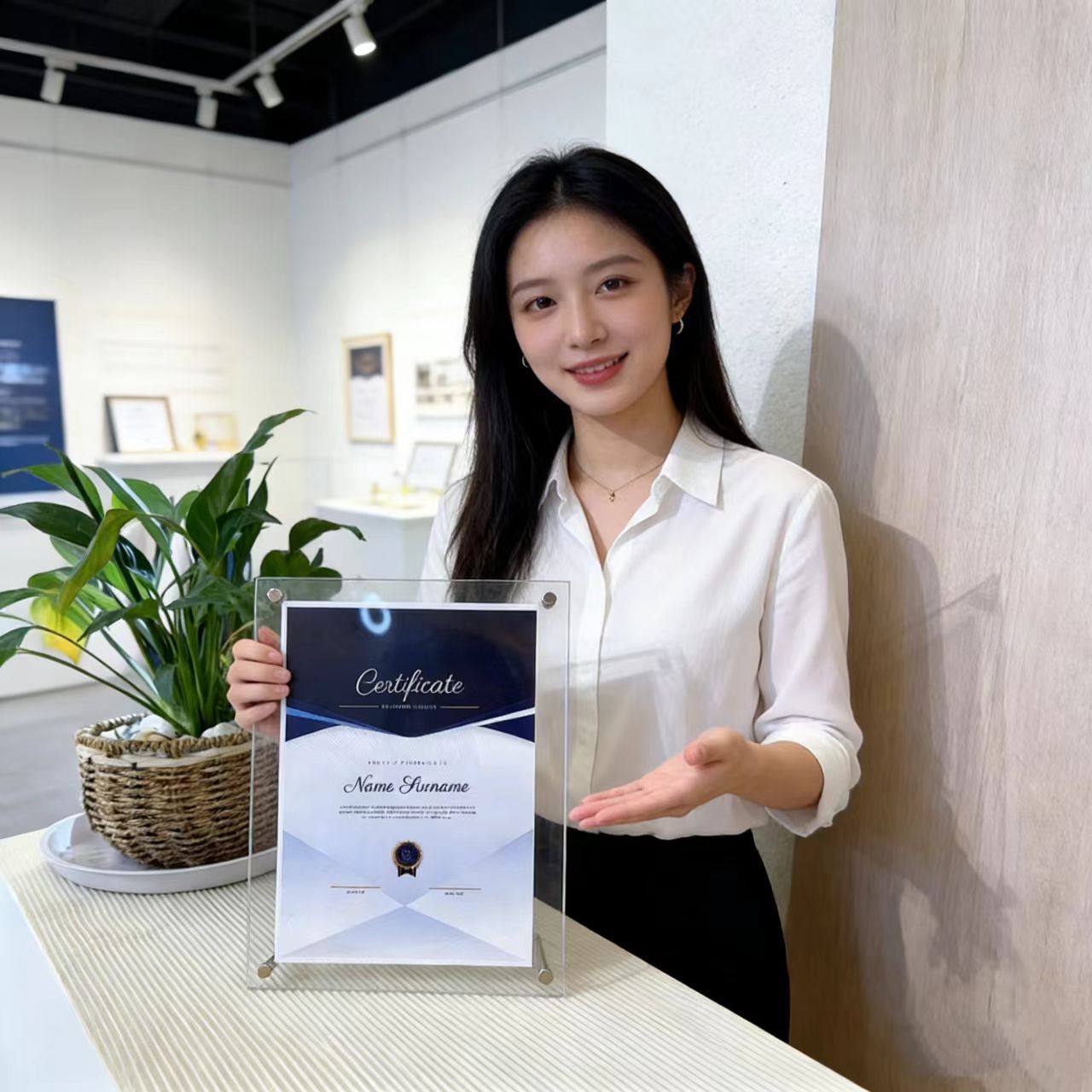 荣誉证书框亚克力专利证件证照奖状展示裱框架捐赠股权颁奖封套任命聘书结业证定制订做A4水晶玻璃相框摆台,文具电教/文化用品/商务用品,桌牌/台牌,淘宝优惠券,粉丝福利购,淘宝优惠卷