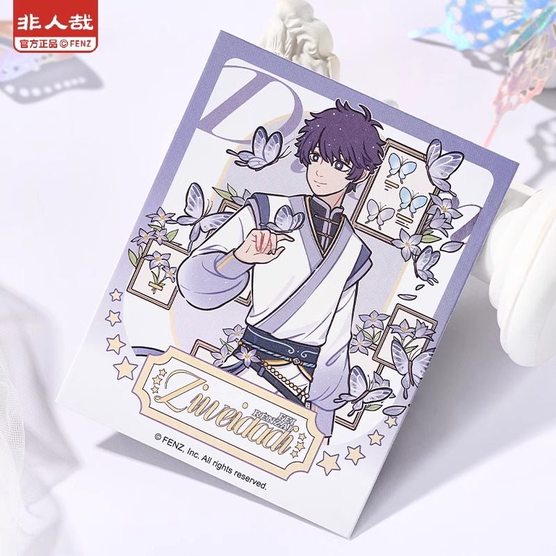 非人哉梦蝶系列拍立得哪吒小玉盲盒动漫原创角色逆向镭射收藏卡