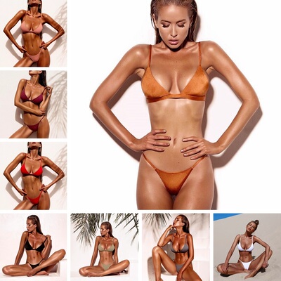 2017速卖通ebay爆款比基尼欧美新