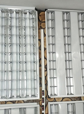 方形天花led格栅灯600 600办公室网格吊顶t5t8灯盘嵌入式300 1200