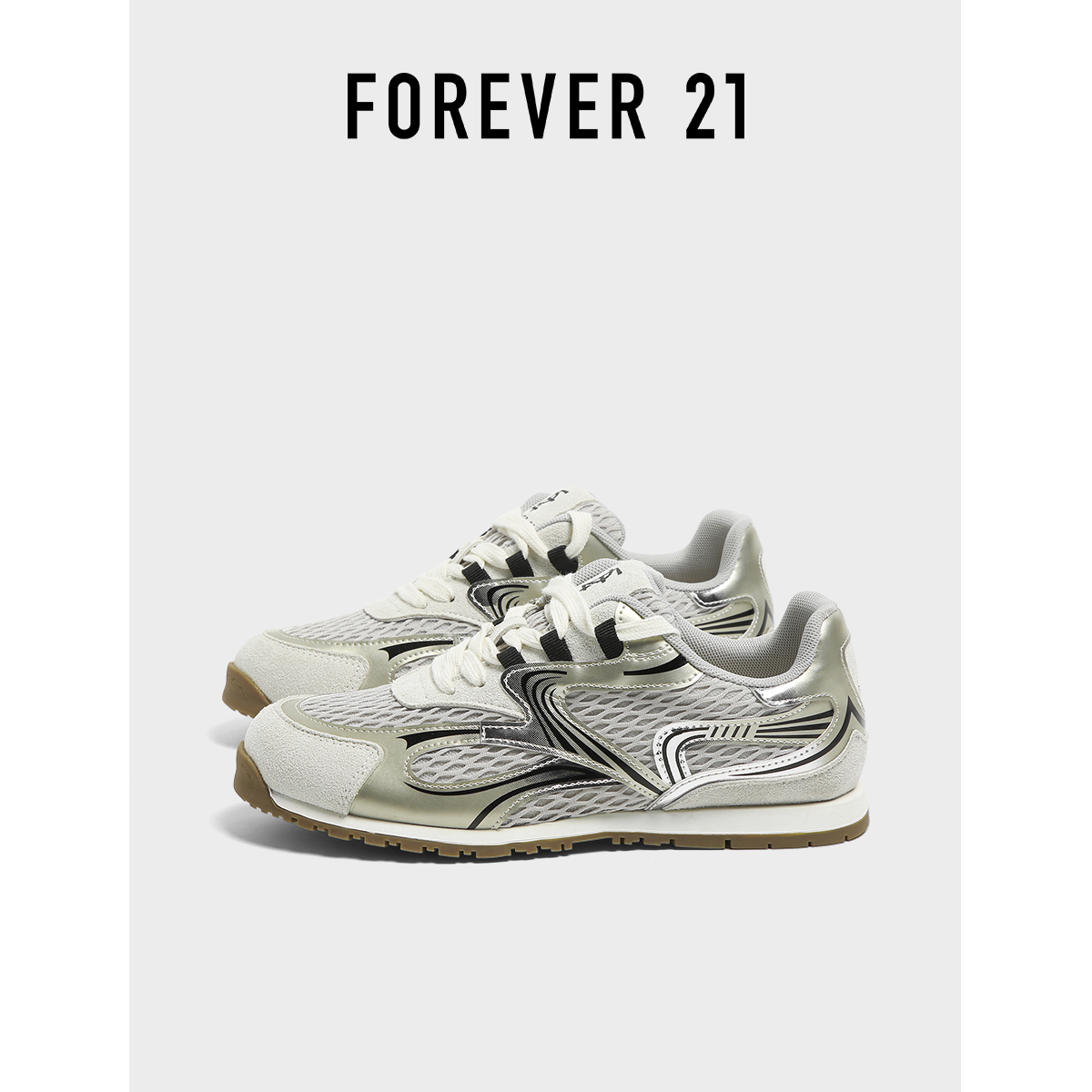 F21网面运动鞋女款2025新款
