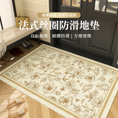 欧式地垫丝圈入户脚垫进门脚垫家用法式门垫防滑除尘耐脏门外地垫