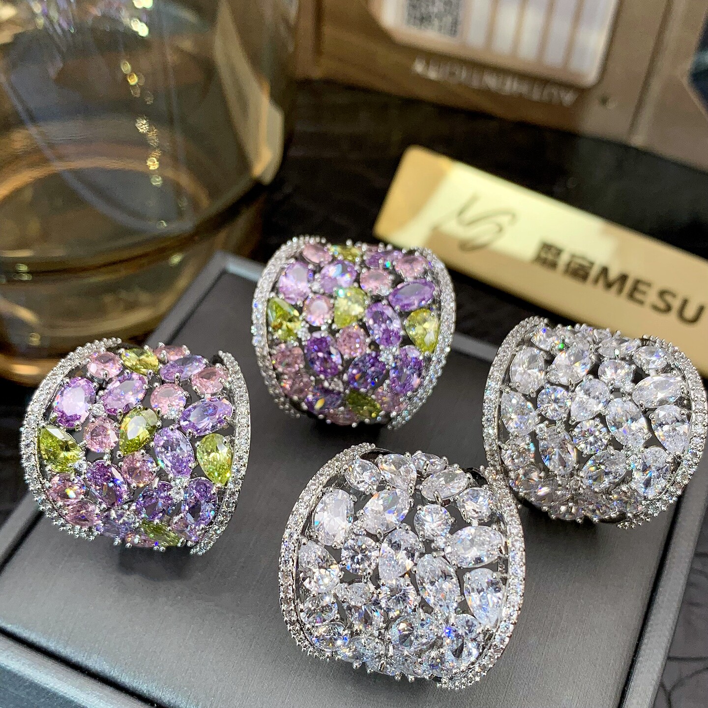时尚个性港风圆脸耳环简约高级