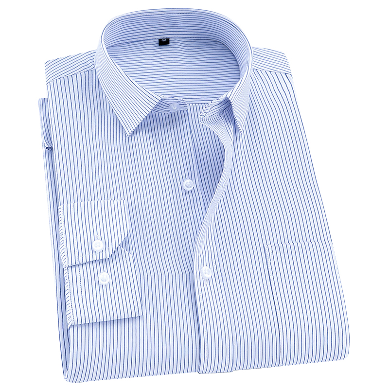 商务修身长袖男士正装衬衣