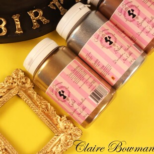 金粉银粉铜粉淋古典金英国ClaireBowmancake装饰珠光粉