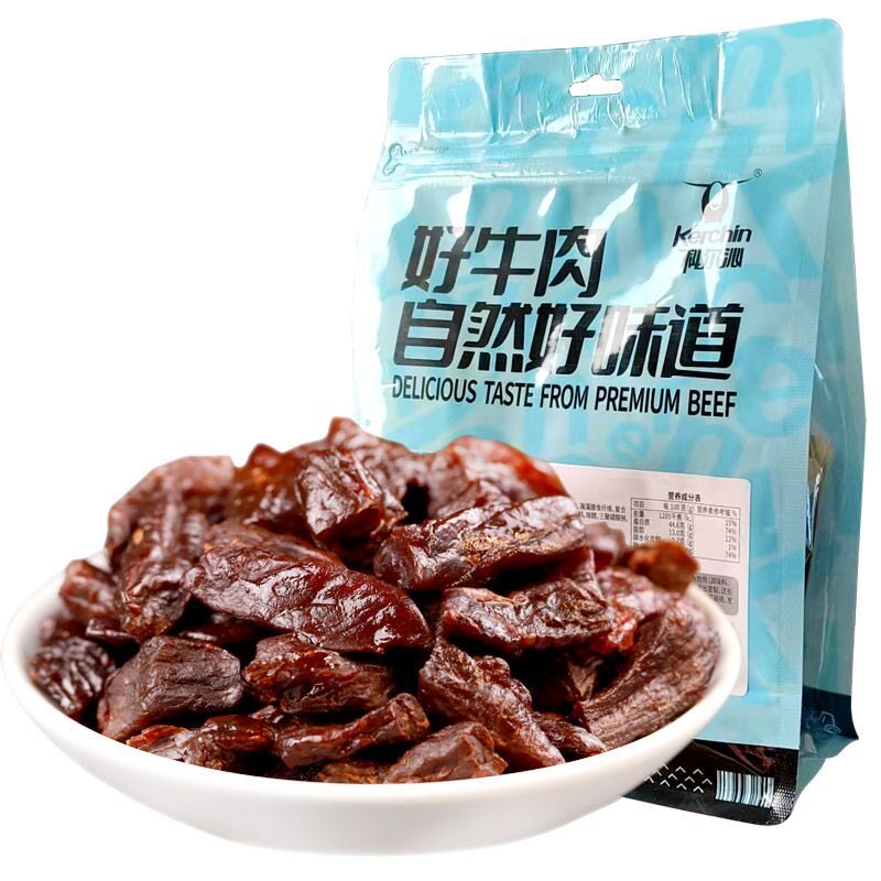 科尔沁牛肉粒内蒙古特产风干牛肉干边角料原切即食零食口感偏软