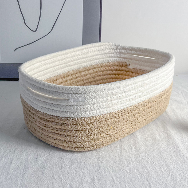 创意收纳盒抽屉式衣柜衣物分层神器定制棉线编织储物筐杂物整理箱