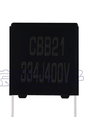 CBB21电容器334J 400V 0.33uf 330nf脚距P10mm薄膜电容新10只直拍