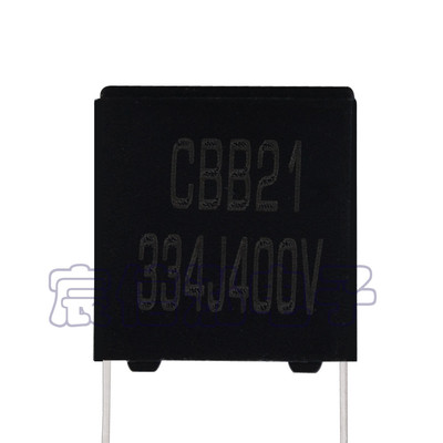 CBB21电容器334J 400V 0.33uf 330nf脚距P10mm薄膜电容新10只直拍