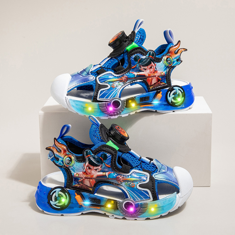 哪吒男童爆款凉鞋2025夏季新款