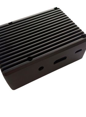 适用树莓派RaspberryPi4b铠甲铝合金外壳散热柱强效散热增强