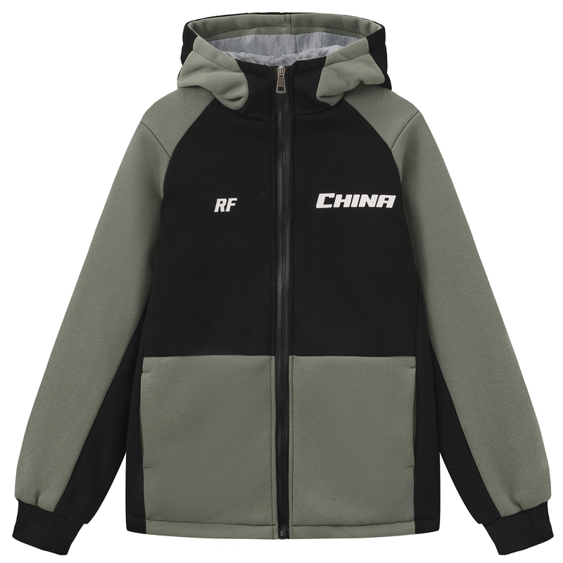 男童加绒加厚卫衣外套