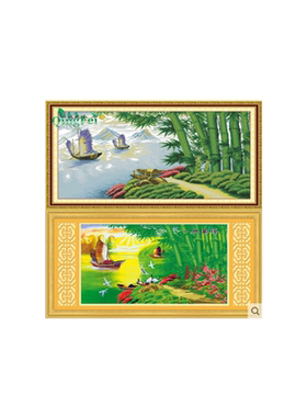 青飞3d立体精准风节节高十字绣