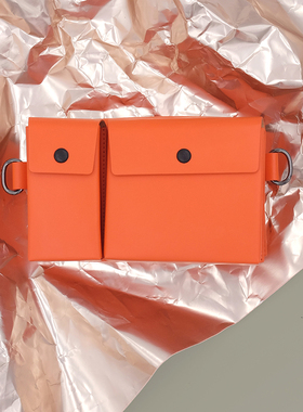 TREBLE Z/123系列原创设计真皮腰包单肩斜挎链条包多功能组合可拆