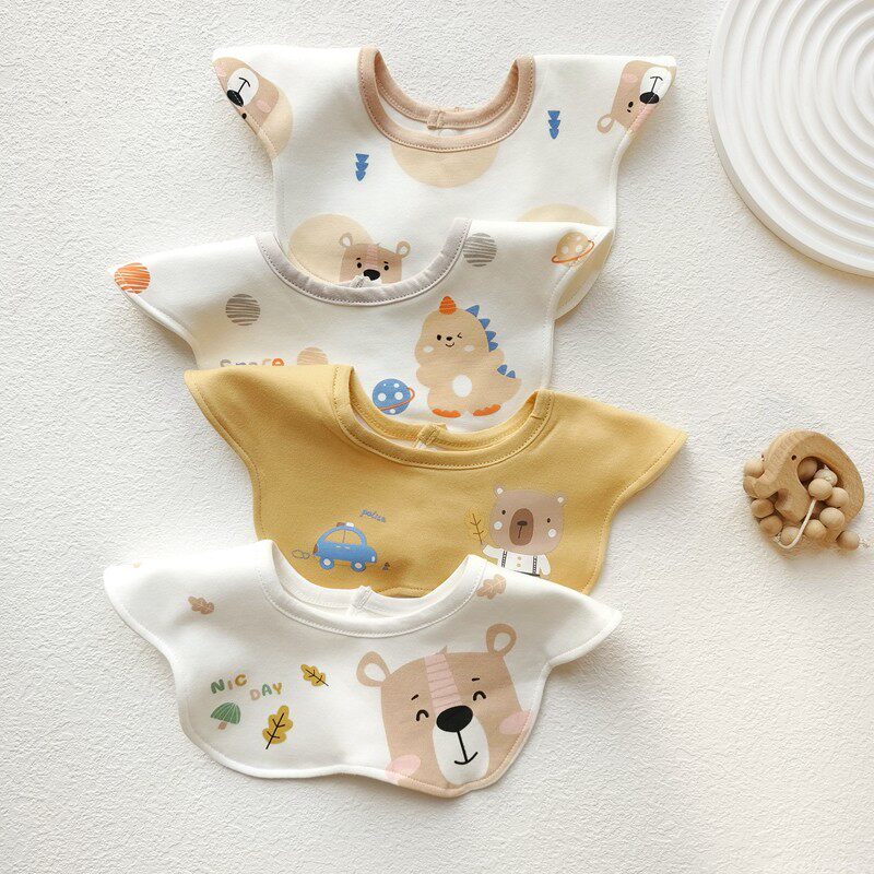 抗菌婴儿童360度双层纯棉防水口水巾宝宝a类小围嘴假领子0-2岁,婴童用品,小围嘴,淘宝优惠券,粉丝福利购,淘宝优惠卷