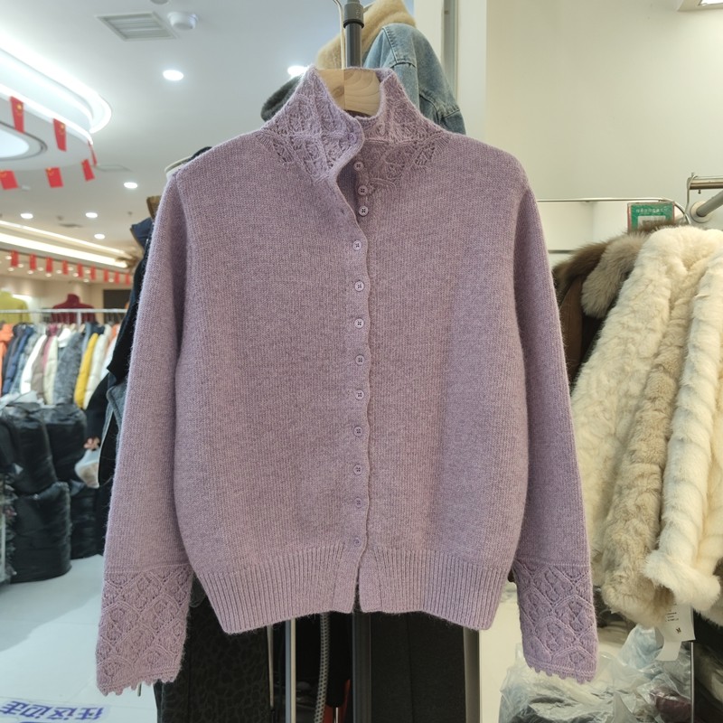 268秋冬新款女高领长袖针织衫毛衣蕾丝提花打底衫宽松专柜品质,女装/女士精品,毛针织衫,淘宝优惠券,粉丝福利购,淘宝优惠卷