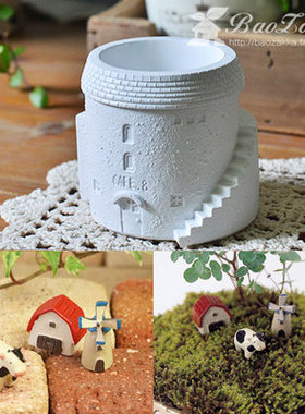 法式风复古园艺收纳摄影道具摆件