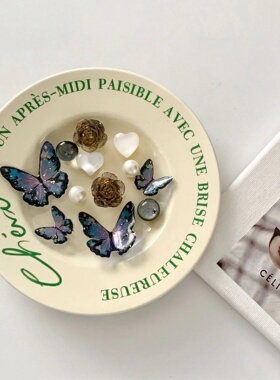 corc洞洞鞋配饰适配diy复古金属珍珠饰品鞋扣立体装饰可拆卸卡扣