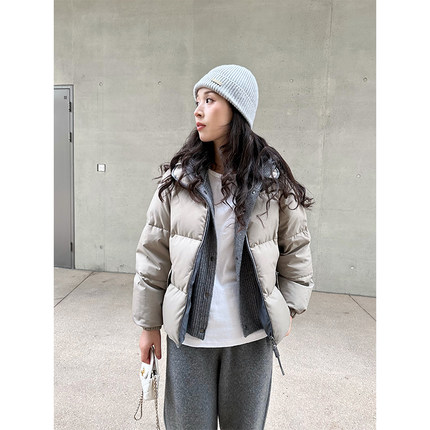 ALIN意大利BC御用rainsystem面料 北纬43度雪鹅绒假两件羽绒服