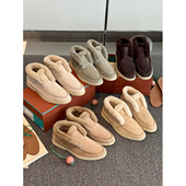 意大利羊反绒乐福鞋 ALIN open walk美国进口海狸鼠毛 精工 经典