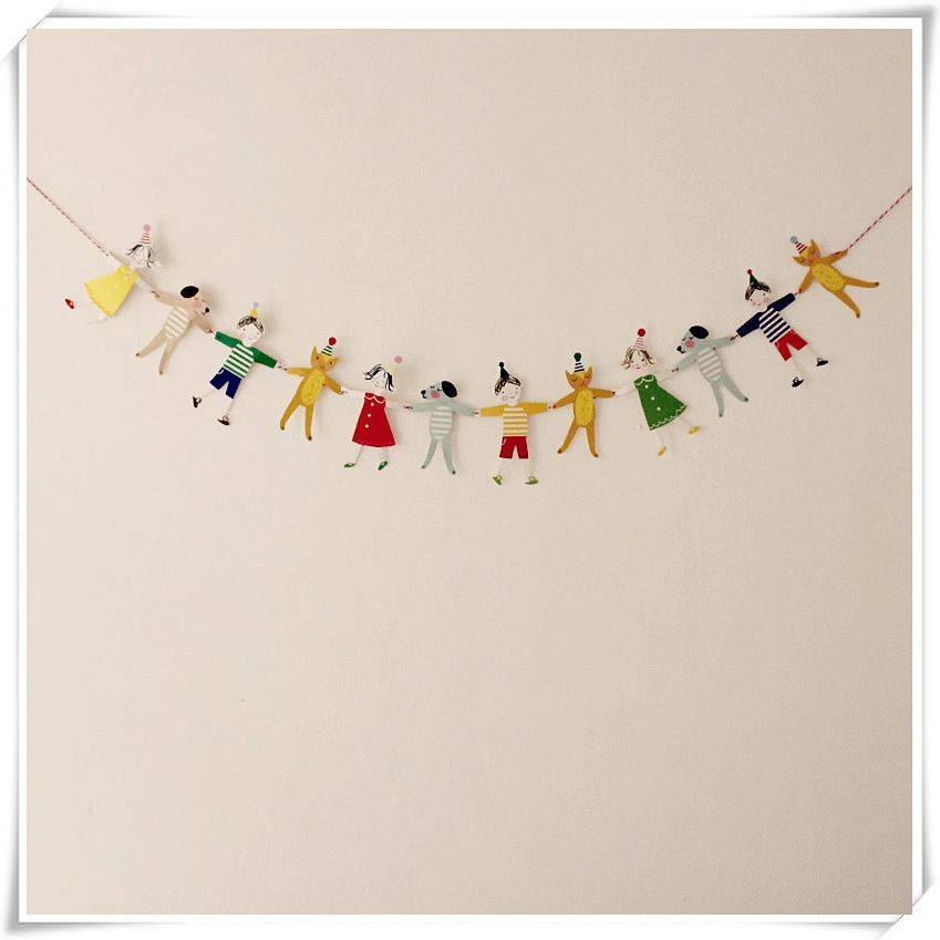 卡通纸质动物手拉手彩旗拉旗生日百天儿童节派对装饰拉花拍照道具,节庆用品/礼品,节日装扮用品,淘宝优惠券,粉丝福利购,淘宝优惠卷