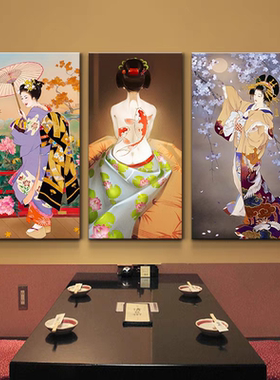 日式装饰壁画挂画寿司店装饰画