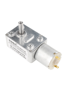 工厂GW4632-340蜗轮蜗杆直角直流90度减速电机带自锁6Vi.