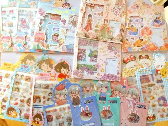 青壹坊 拾光mochi  hebe花小西三合一贴纸和纸便利贴套装【包邮】