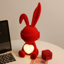 贝汉美轻奢高级感小众兔子台灯摆件客厅玄关电视柜装 饰品结婚礼物