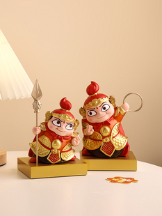 北汉美创意哪咤饰品客厅入口入口办公室门神装饰搬迁乔迁礼物