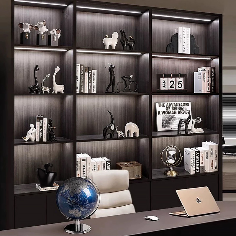 贝汉美现代办公室桌酒柜装饰品摆件轻奢高档客厅家居柜子高级感
