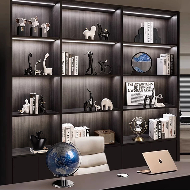 贝汉美现代办公室桌酒柜装饰品摆件轻奢高档客厅家居柜子高级感