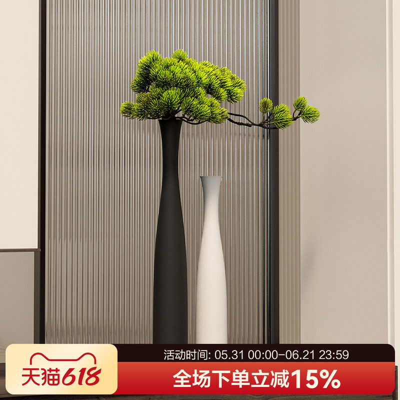 贝汉美意式极简入户玄关装饰摆件电视柜花瓶家居装饰品艺术高级感