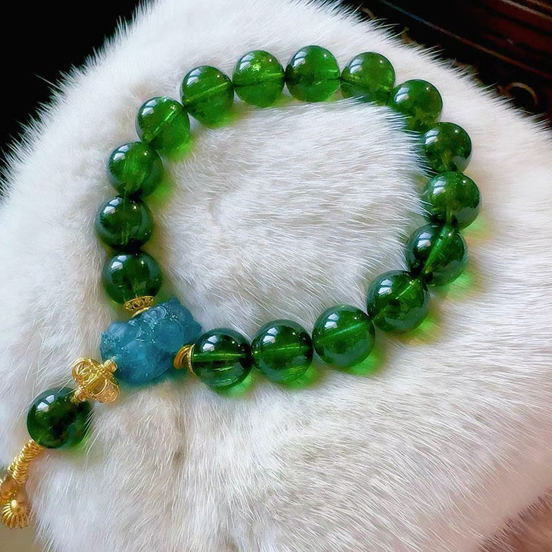 魅晶天然水晶晶体通透巴西绿碧玺手链,饰品/流行首饰/时尚饰品新,手饰/手串,淘宝优惠券,粉丝福利购,淘宝优惠卷