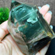魅晶天然水晶晶体通透全包裹绿幽灵原石小摆件