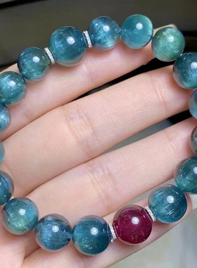 魅晶碧玺晶体通透手链