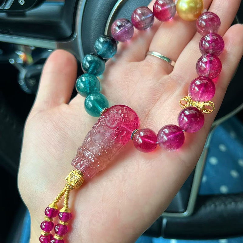 魅晶天然水晶晶体通透西瓜碧玺,饰品/流行首饰/时尚饰品新,手饰/手串,淘宝优惠券,粉丝福利购,淘宝优惠卷