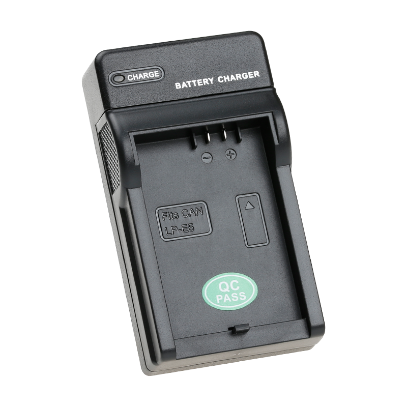 沣标LP-E5电池充电器USB移动充车载充适用佳能单反EOS 450D 500D 1000D相机座充 数码相机配件