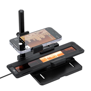 JJC手机底片翻拍器菲林胶片转数字化数码照片幻灯片扫描器观片冲洗设备适用15/16Pro pro Max安卓手机