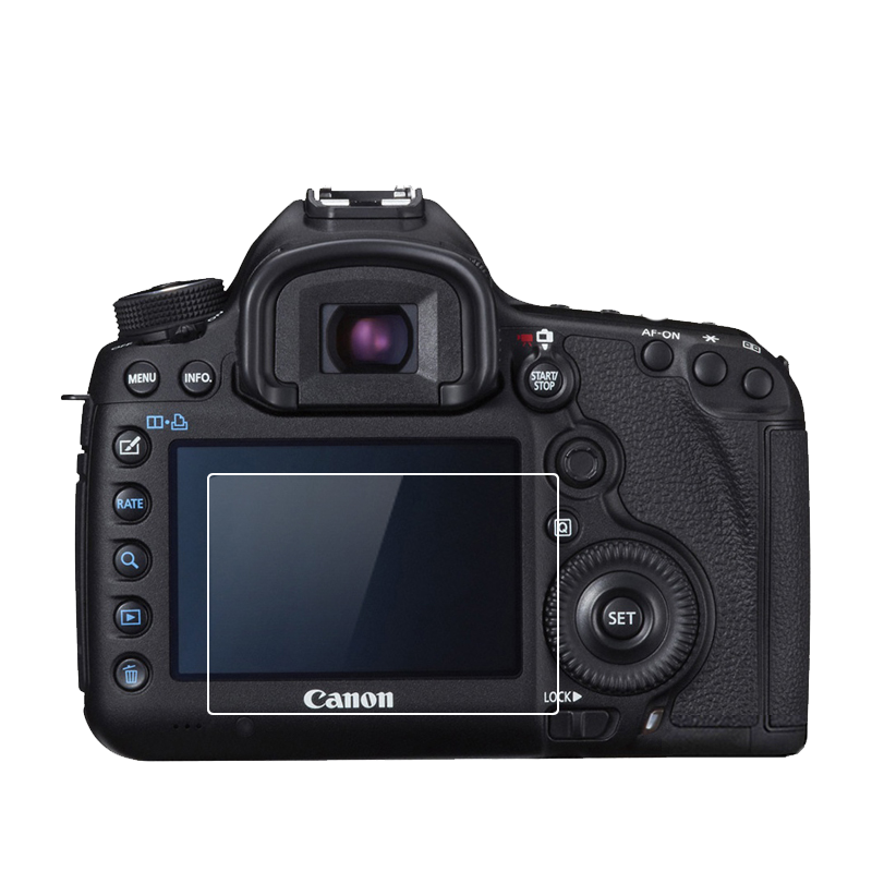 GGS适用佳能5D4/3 6D2 90D 70d 80d 5DSR G9X钢化膜RP R M100/10 G1X3 77D 7D2 800D G7X3 1500D相机保护贴膜